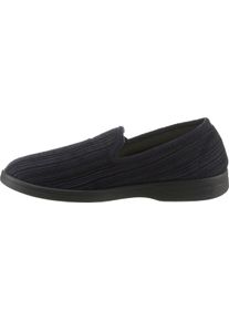 Herren Hausschuh in Cord-Qualit&auml;t marine