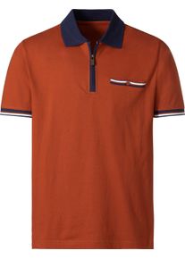 Catamaran Herren Kurzarm-Poloshirt rostrot