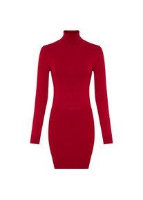 AJC , Strickkleid, Minilänge, klassischer Stil, aus Viskosemischung , Elastische Viskosemischung für eine feminine, figurbetonte Passform