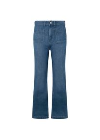 Pepe Jeans, Unisex, Slim-fit-Jeans &raquo;SLIM FIT FLARE UHW RETRO&laquo; mit aufgesetzten Taschen, blau rigid denim, 25, L&auml;nge 32, Slim-Fit-Jeans von Pepe Jeans