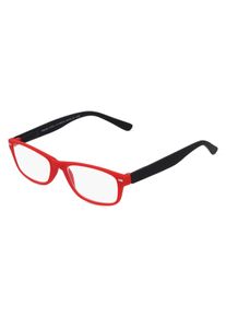 I Need You FEELING Lunettes unisexe | Monture: Cerclées, Carrée, rouge noir