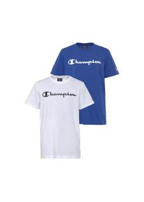 Champion , T-Shirt, (Packung, 2 tlg.), für Kinder , blau , T-Shirt im Doppelpack von Champion