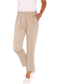 Damen 7/8-Jeans Schlupfform, mit Dehnbund beige