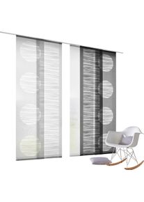 HEINE HOME Schiebevorhang grau