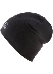 Buff Merino Midweight Beanie - schwarz - Gr. Einheitsgröße - Merinowolle