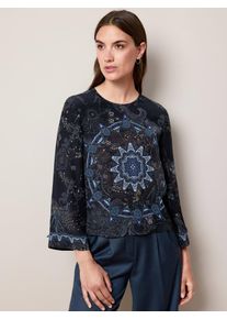 Peter Hahn Riani - Bluse, blau, Gr. 44, Viskose