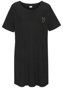 s.Oliver Nachthemd Damen Gr&ouml;&szlig;e M beige / dunkelbraun / schwarz