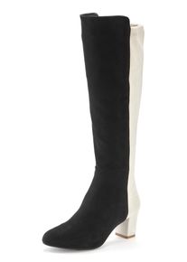 Lascana Stiefel Damen Gr&ouml;&szlig;e 39 schwarz / wei&szlig; Winterschuhe