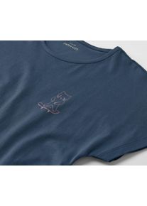 Tchibo - Kinder-Shorty-Pyjama - Mädchen - Gr. 146/152 - graublau