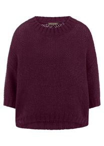 Inkadoro - Pullover mit 1/2-Arm, lila, Gr. 36, Alpaka