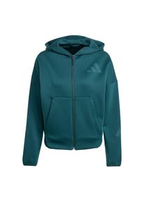 adidas Sportswear Sportsweatjacke 'Z.N.E.' Damen, petrol, Gr&ouml;&szlig;e S