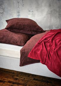Kuscheldecke mit Cashmere Touch in rot, 100x150 cm, bonprix