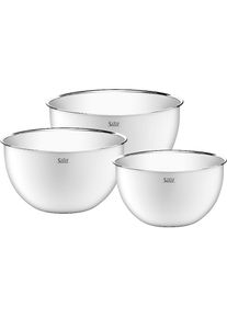 Rührschüssel »Rührschüssel-Set 2 l/3 l/3.8 l, Silber/Silber matt, 3-teilig«, aus Edelstahl , Silit