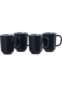 Ritzenhoff & Breker Becher »Jasper«, (Set, 4 tlg.), 4-teilig , schwarz , Ritzenhoff & Breker