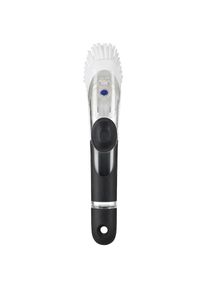Reinigungsbürste, Spülbürste mit Spülmittelspender , schwarz , OXO Good Grips