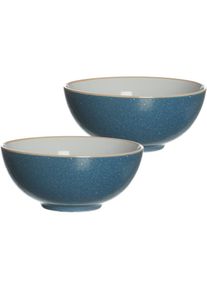 Ritzenhoff & Breker Schale »Puebla«, 2 tlg., aus Steinzeug, Buddha-Bowls, Ø 17,5 cm , blau , Ritzenhoff & Breker