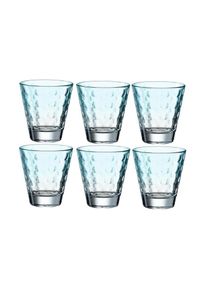 Glas »Optic Pastell 21«, (6 tlg.) , blau , Leonardo