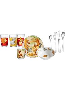 Ritzenhoff & Breker Kindergeschirr-Set »Waldtiere«, (Set, 10 tlg.), mit Besteck und Trinkgläsern , bunt , Ritzenhoff & Breker