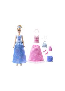 Disney Princess , Anziehpuppe »2-in-1-Geschichten Cinderella-Modepuppe« , bunt