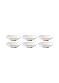 Villeroy & Boch Dessertschale »Dessert-Schale Fleur 6 Stück, Gelb«, aus Porzellan , gelb , Villeroy & Boch