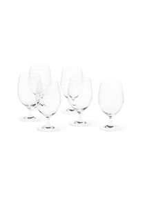 Glas »Trinkglas Chateau 44411 dl,«, (6 tlg.), 6 teilig Klarglas mit Gravur stilvoll und edel , farblos , Leonardo