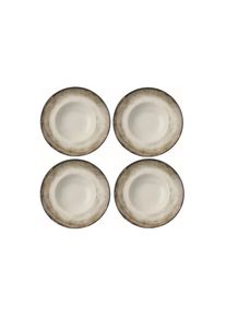 Suppenteller »Suppen- & Pastateller«, (4 St.) , braun , Arthur Krupp