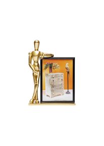 Bilderrahmen »Proudly Goldfarben/Schwarz, 16 x 21 cm« , schwarz , KARE Design