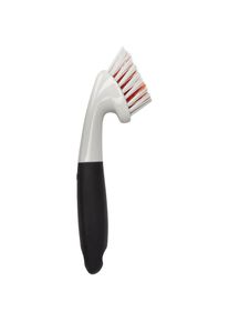 Reinigungsbürste, aus Kunststoff, Fugenbürste mit ergonomischem Griff , schwarz-weiss , OXO Good Grips
