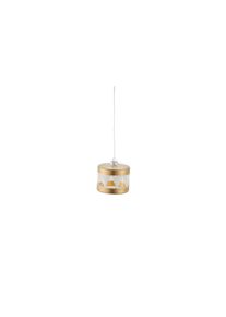 Weihnachtsbaumkugel »LED Weihnachtskugel Trommel, Goldfarben« , bunt , Sirius