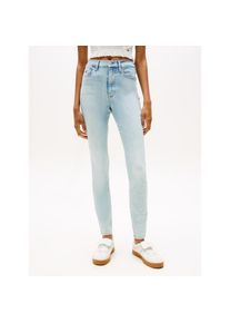 Tommy Jeans, Unisex, Skinny-fit-Jeans &raquo;Sylvia High Rise Skinny&laquo; in Kn&ouml;chell&auml;nge, in blauer Waschung, denim light, 29, L&auml;nge 30, Figurbetonende Skinny-