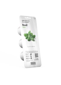 Click & grow Pflanzkapsel - Basilikum (3-er Packung)