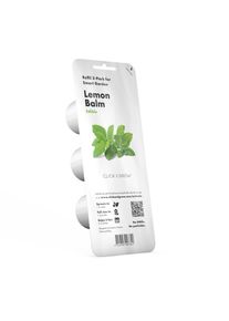Click & grow Pflanzkapsel - Zitronenmelisse (3-er Packung)