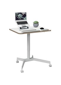 Bureau, h x l x p 750 - 1140 x 600 x 800 mm, blanc Leitz