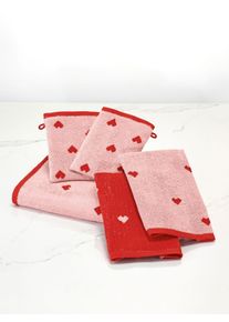 WITT 5tlg. Handtuch-Set, ros&eacute;, Gr&ouml;&szlig;e 0, 100% Baumwolle