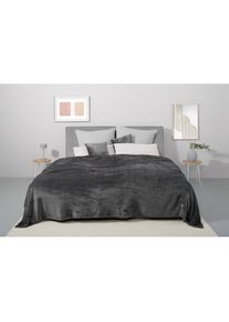 Tagesdecke »Desner3«, mit Cashmere-Touch, viele Farben erhältlich, Decke ab 140x210 cm , grau , my home