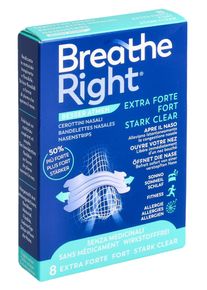 Breathe Right Nasenpflaster EXTRA Strenght CLEAR