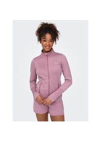 Only Play, Unisex, Only Play Trainingsjacke &raquo;ONPJETTA HN FLEECE JCK - NOOS&laquo; ohne Kapuze, lilas, XS, Fleecejacke mit Stehkragen von Only Play