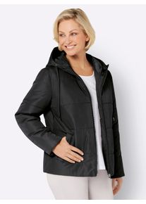 WITT Damen Steppjacke mit zwei Taschen, schwarz, Größe 42, 100% Polyester. Wattierung: 100% Polyester