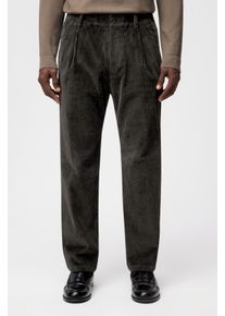 Drykorn CHASY-RGLR Casual Hose mit Bundfalte in Baumwoll-Breitcord in braun, Größe 34x32