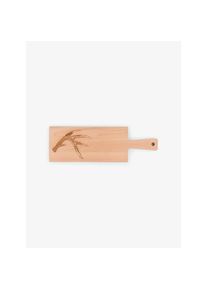 Globus Holzbrett Chalet Geweih