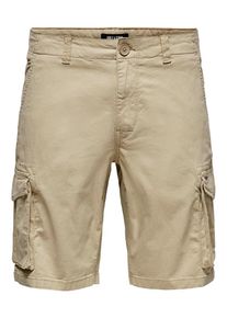 Only & Sons Only & Sons, Hommes Pantalon cargo 'Mike', beige