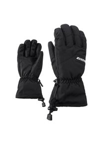 Ziener , Kinder , Skihandschuhe »LETT-Z AS glove junior« , schwarz , atmungsaktive, wasser- und winddichte AQUASHIELD Membran