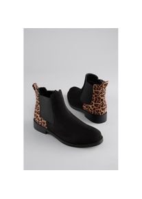 Aniston SHOES , Chelseaboots, Stiefelette, Blockabsatz, mit breitem Stretch - NEUE KOLLEKTION , schwarz , Modischer Boots mit Reissverschluss innen...