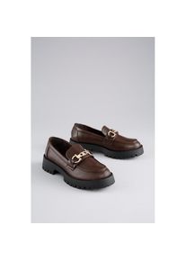 Aniston SHOES , Damen , Loafer , Slipper, Halbschuh mit Bequemweite G (=weit) - NEUE KOLLEKTION , Saisonhighlight von Aniston - mit Schmuckspange