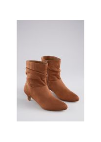 Aniston SHOES , Damen , Stiefelette , Boots mit slouchy Schaft - NEUE KOLLEKTION , braun , Vielseitig kombinierbare Stiefelette aus der neuen...