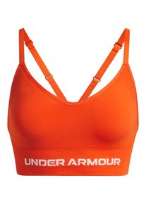 Under Armour, Femmes Soutien-gorge de sport 'Vanish', orange foncé / blanc