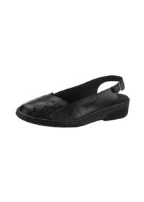 Witt Damen Sandalette, schwarz, Gr&ouml;&szlig;e 41, 100% Glattleder
