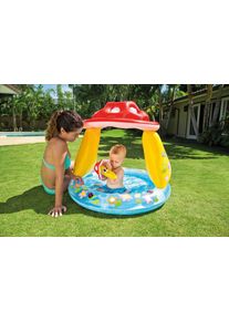 Piscina per bambini a fungo con protezione solare 102x89cm
