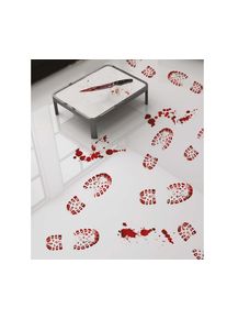 Blutige Stiefelabdr&uuml;cke 25x70 cm