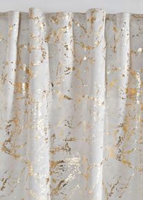 Verdunkelungsvorhang mit samtiger Oberfläche und Glanz (1er Pack) in beige, 145x140 cm, bonprix